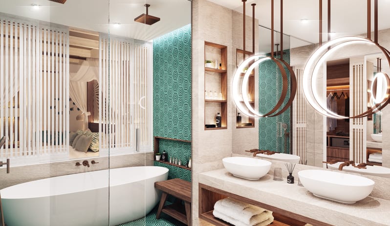 DREAMS MACAO - JUNIOR SUITE POOL VIEW WASH ROOM